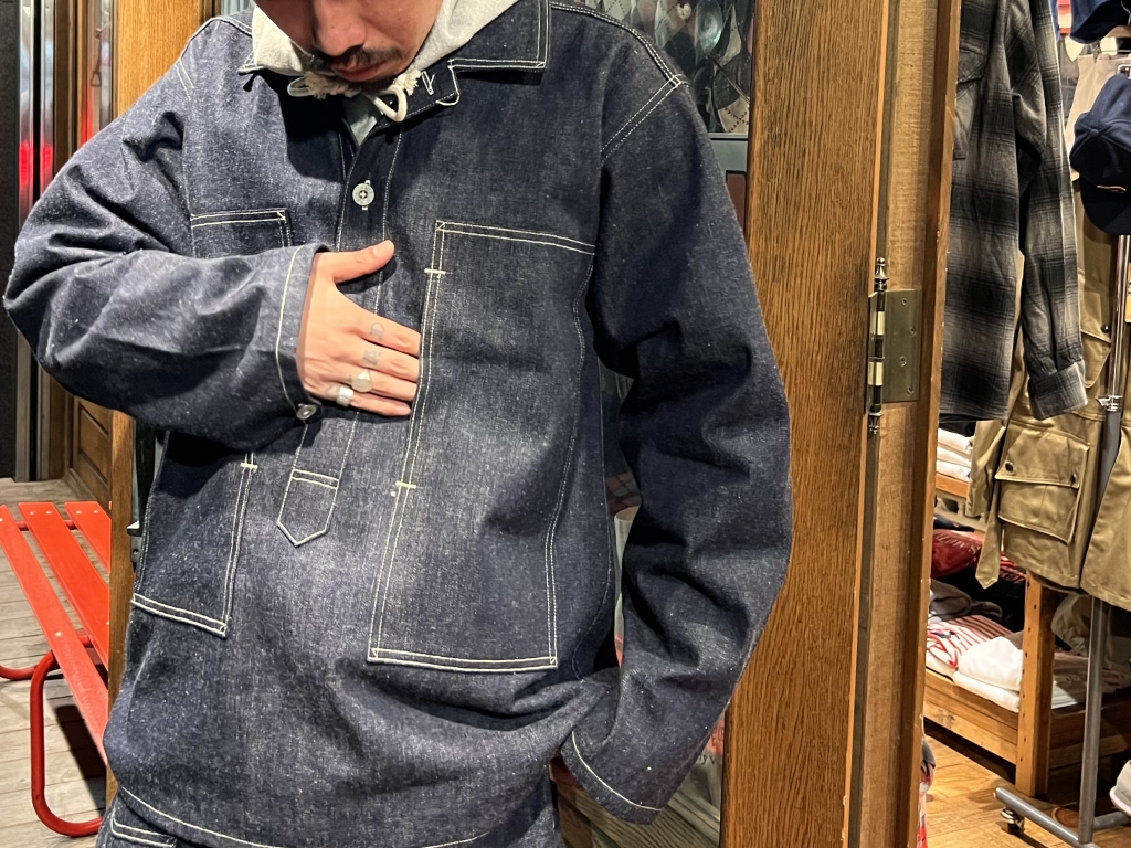 WAREHOUSE【U.S.ARMY DENIM PULLOVER＆U.S.ARMY DENIM PANTS