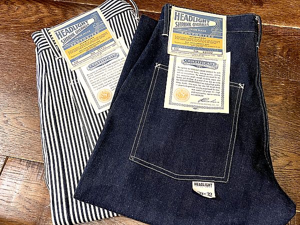 ヘッドライト(後編)の大戦過渡期のワークパンツ！【HEADLIGHT 10oz