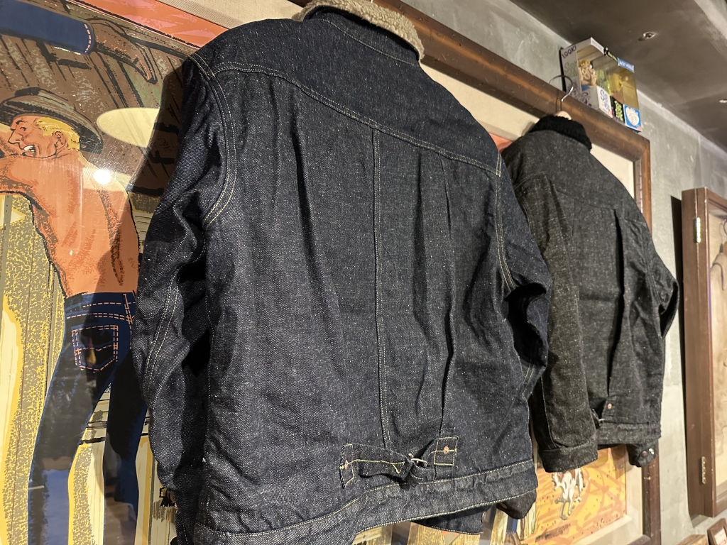 GOLD【RECYCLED WASTE SUVIN COTTON YARN 11oz. DENIM RANCH JACKET