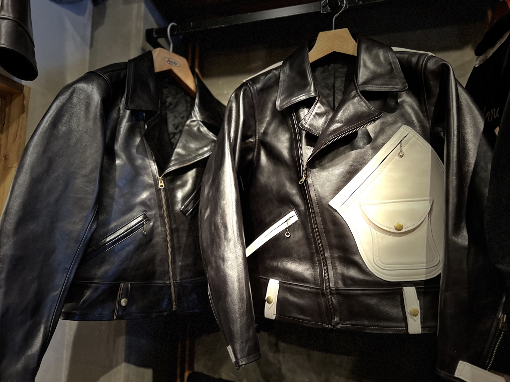 JUNKYSTYLE × DAPPER'S【1950'S STYLE MOTORCYCLE LEATHER JACKET