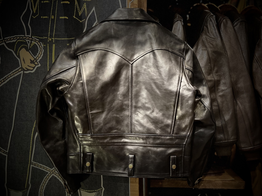 JUNKYSTYLE × DAPPER'S【1950'S STYLE MOTORCYCLE LEATHER JACKET