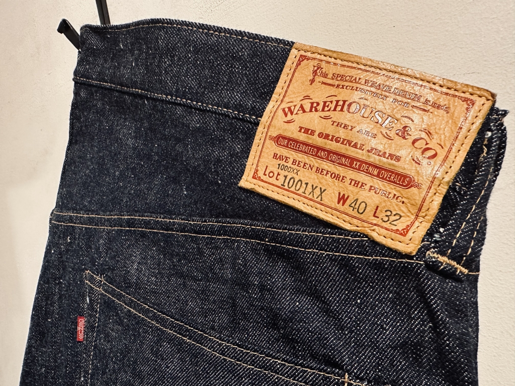 warehouse 1001XXJS 54年モデル　ジャンキースタイル別注 WAREHOUSEからJEANS！！【 Lot 1001XX(1000XX)1954MODEL