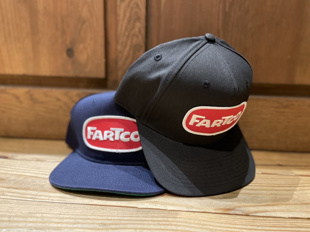 FARTCO ロゴ スナップバックキャップ ネイビー（FARTCO SNAPBACK