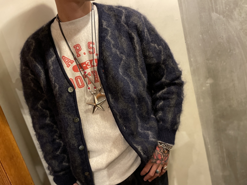 緊急発売【Thunder Pattern JUNKYSTYLE ORIGINAL MOHAIR CARDIGAN