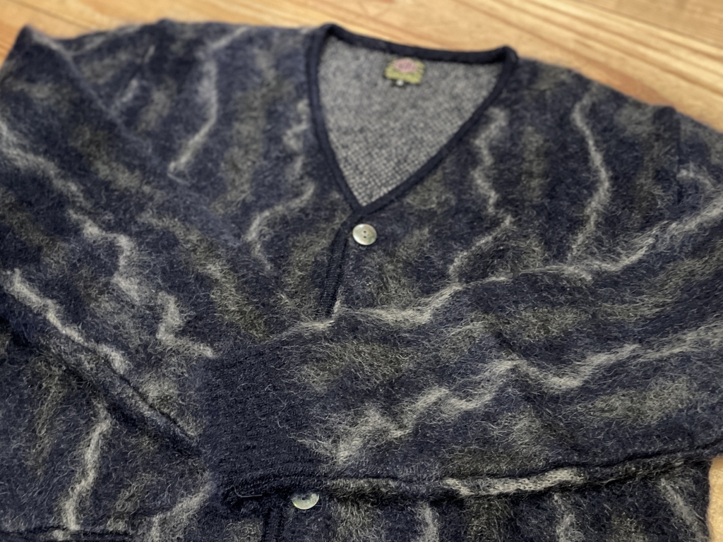 緊急発売【Thunder Pattern JUNKYSTYLE ORIGINAL MOHAIR CARDIGAN