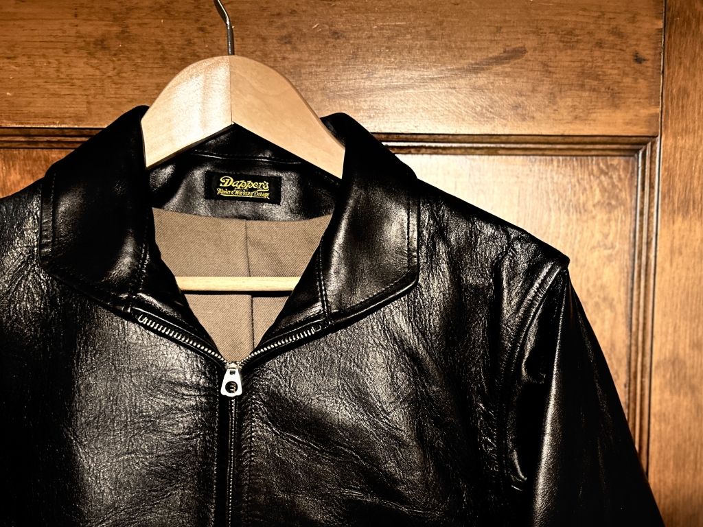 JUNKYSTYLE × DAPPER'S 【LOT1516 30's Style Leather Sports Jacket