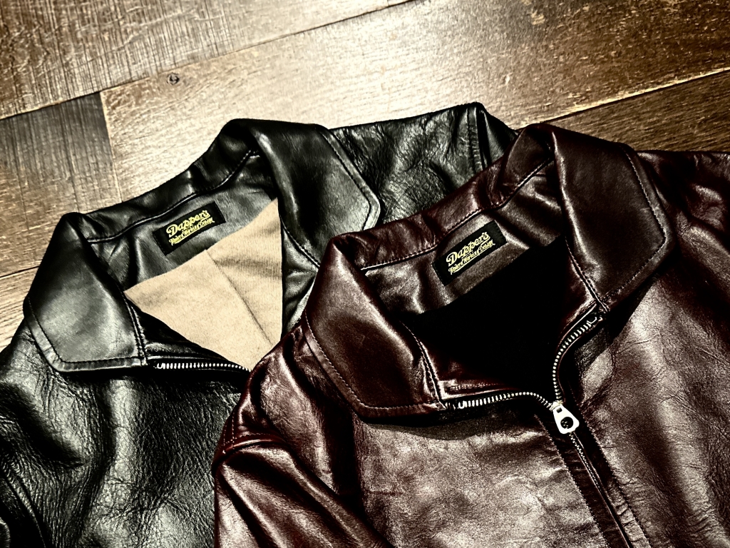 JUNKYSTYLE × DAPPER'S 【LOT1516 30's Style Leather Sports Jacket