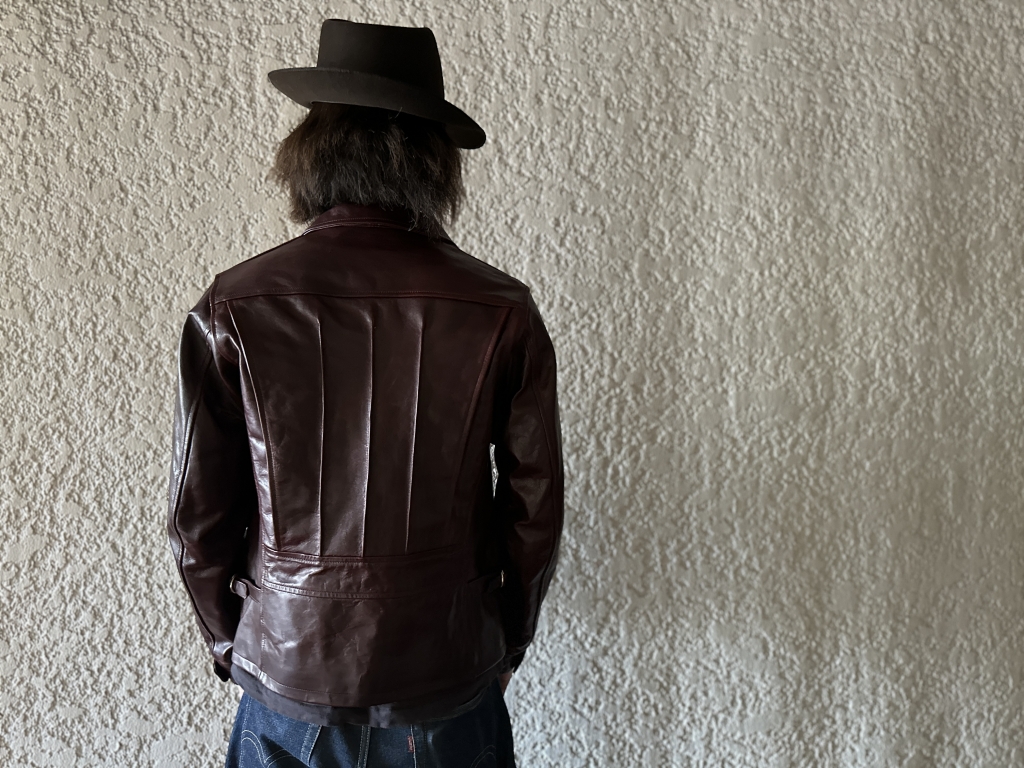 JUNKYSTYLE × DAPPER'S 【LOT1516 30's Style Leather Sports Jacket