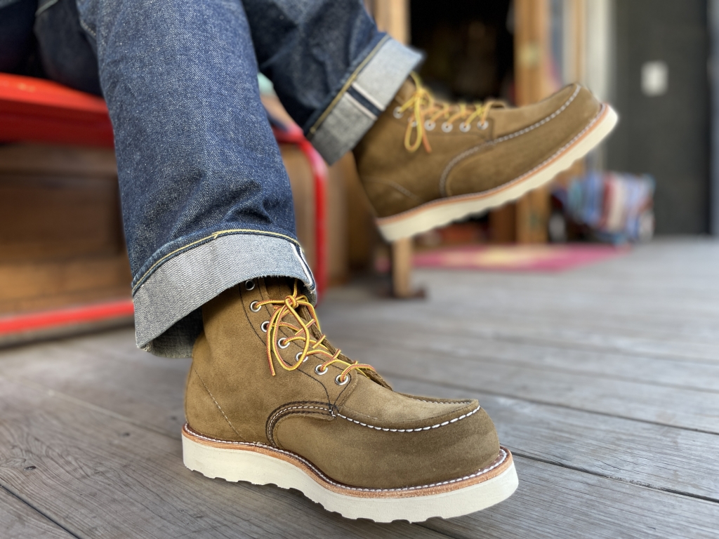 OLIVEの存在感×WILDなラフアウト【RED WING 8881 6