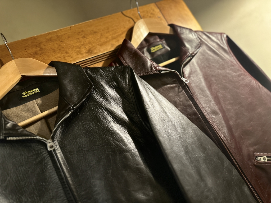 JUNKYSTYLE × DAPPER'S 【LOT1516 30's Style Leather Sports Jacket