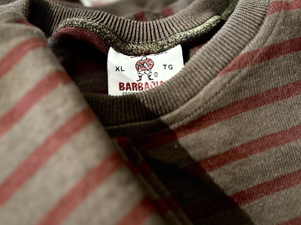 JUNKYSTYLE×BARBARIAN 12oz. L/S BOR BARBARIAN×JUNKYSTYLE【12oz. L/S BORDER TEE】 | JUNKY STYLE