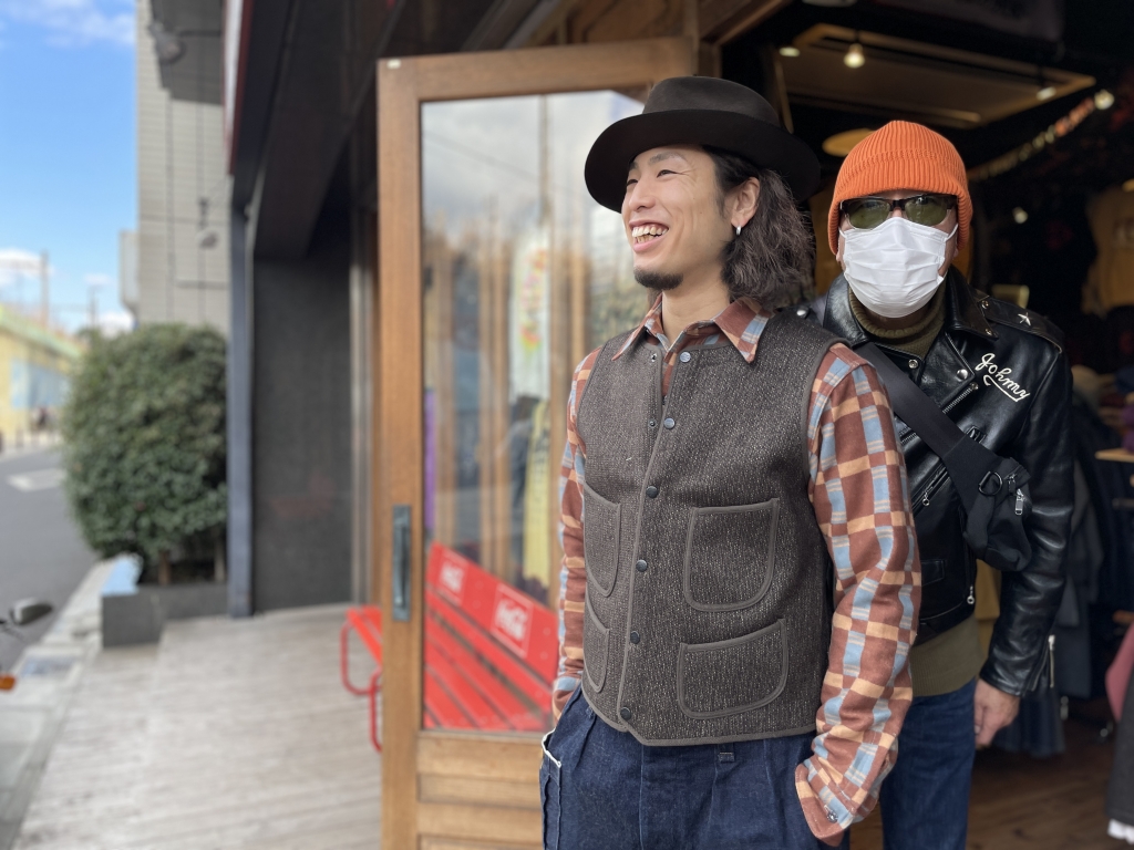 トップス JohnGluckowWAREHOUSELot JG-22 The Heater Warehouse Lot. JG-22 The Heater Brown