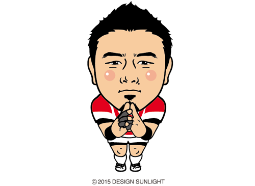 五郎丸選手 似顔絵サンプル デザイン サンライトのブログ