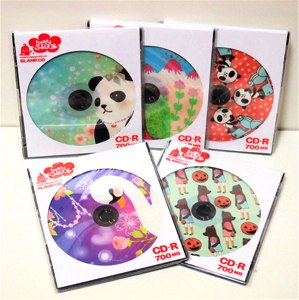 かわいいイラストのcd Rディスクセット 雑貨屋オウカンジルシ