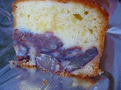 栗いっぱいのパウンドケーキ