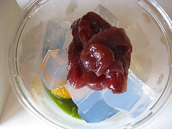 宇治抹茶あんみつ8