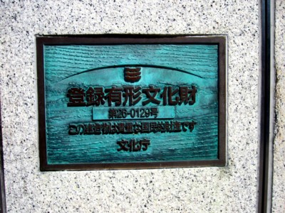 京都国立近代美術館前の鳥居