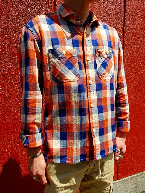 FLAT HEAD 長野店】～ THE FLAT HEAD ブロックチェックシャツ 