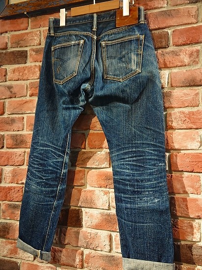 甲斐双葉店】~THE FLAT HEAD ジーンズの経年変化のご紹介