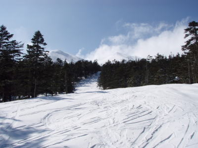 山スキーコース
