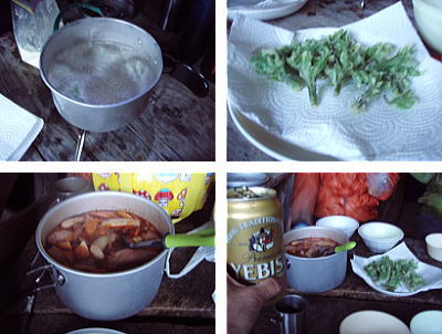 夕食