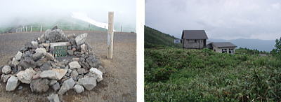 焼森山と8合目避難小屋