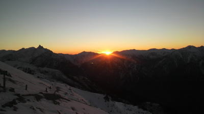 夕日