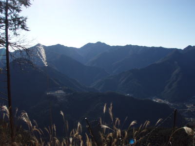 大岳山方面