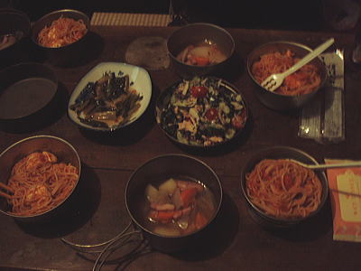 夕食