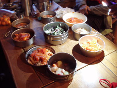 夕食