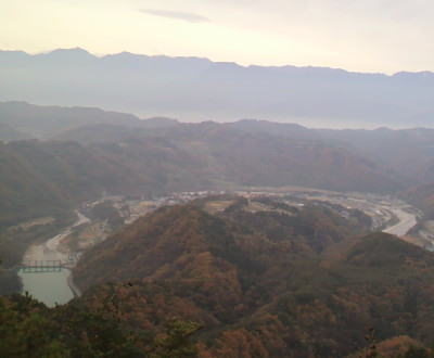 山頂の景色