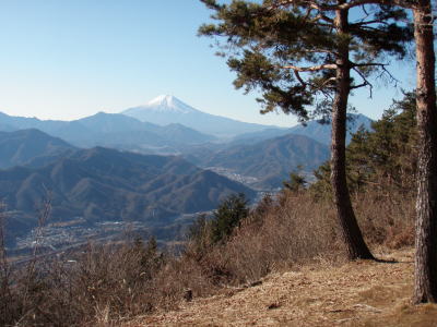 山頂からの富士山