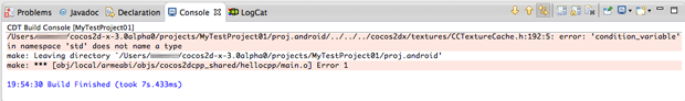condition_variable in namespace std does not name a type CCTextureCache.h