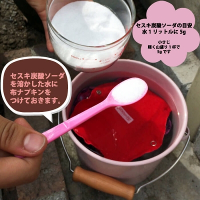 布ナプキン 洗い方