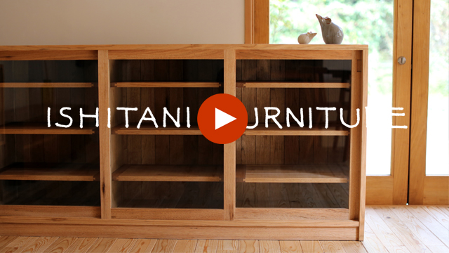 ガラス戸の食器棚 + making video | ISHITANI FURNITURE diary