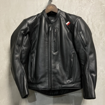 中古】KUSHITANI レザージャケット ブラウン クシタニ 牛革【O