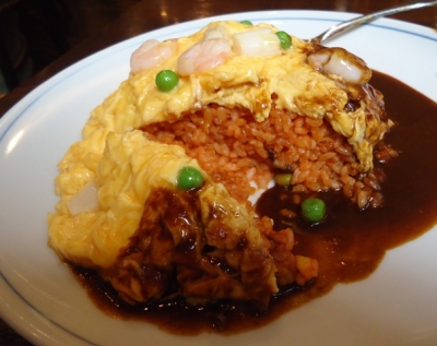 「グリル満天星 麻布十番 本店」オムライス