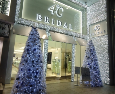銀座 4℃ BRIDAL ブライダル　クリスマスツリー