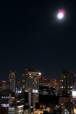 ザ・プリンス パークタワー東京と満月
