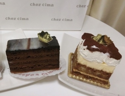 シェシーマ チョコレートケーキ、ティラミス