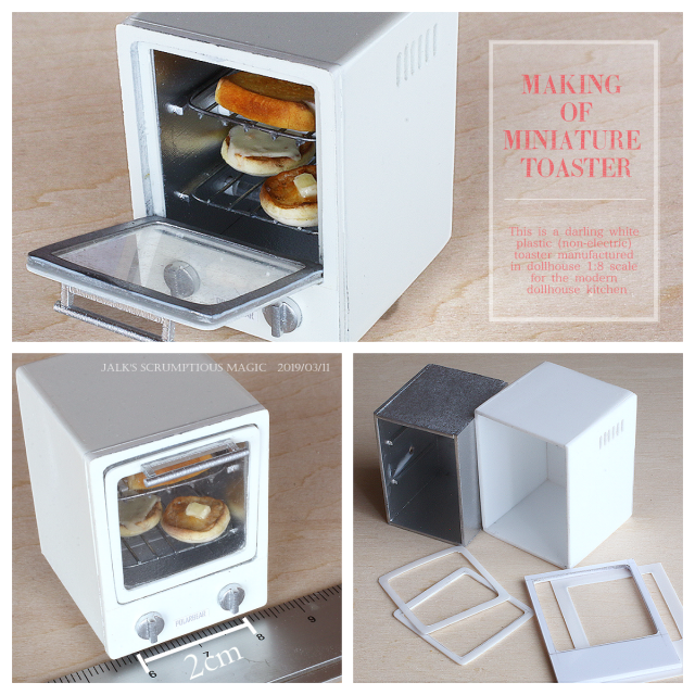 ミニチュアフード パンの置き時計作ってみました♪ 受注製作]ミニチュアフードの時計*パン屋さん* - SWEET-PLUM'S