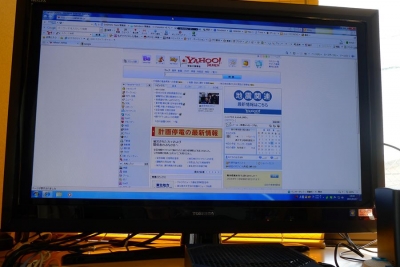 HDMIで大画面TVインターネット