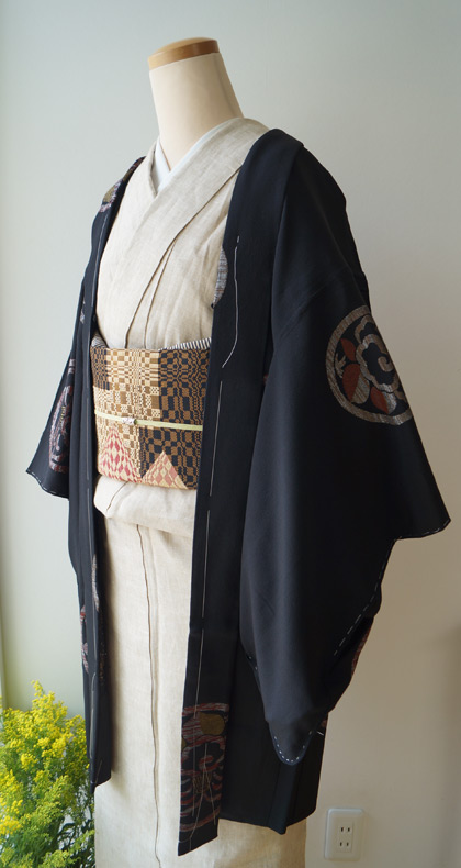 【単衣の時期の羽織】セミアンティークの羽織と絽袷の羽織 #kimono #着物 | ちぇらうなぼるた雑記帳