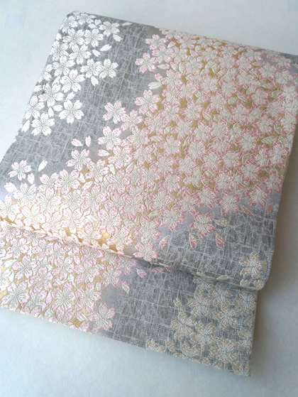 帯】桜織文様 袋帯 #kimono #着物 | ちぇらうなぼるた雑記帳