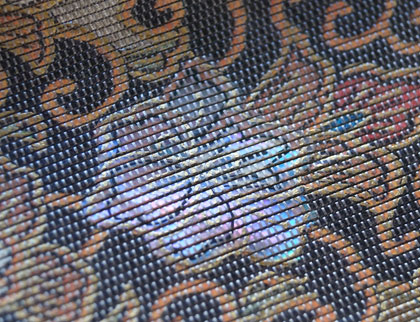 袷】すわとう刺繍附け下げと螺鈿箔袋帯 #kimono #着物 | ちぇら