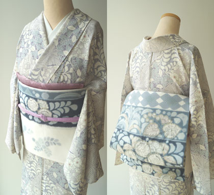 単衣】辻が花柄のコーディネート #着物 #きもの #kimono | ちぇ 単衣】辻が花柄のコーディネート #着物 #きもの #kimono | ちぇ