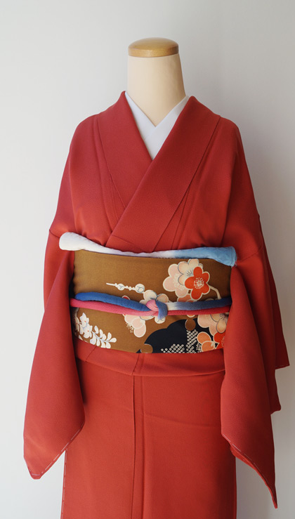 竺仙奥州小紋縞疋田梅