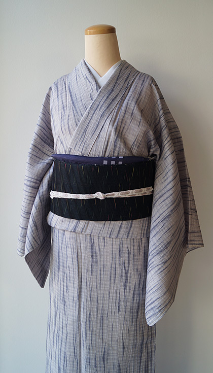 夏・紬】グレイトーンの縫い絞り夏紬と黒地波文POPカラー紗なごや帯 #着物 #きもの #kimono | ちぇらうなぼるた雑記帳 夏・紬】グレイトーンの縫い絞り夏紬と黒地波文POPカラー紗なごや帯 #着物 #きもの #kimono | ちぇらうなぼるた雑記帳