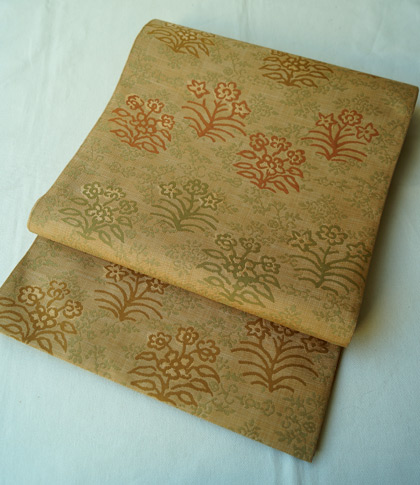 袷】茜染めの紬に合わせた帯2種 | ちぇらうなぼるた雑記帳