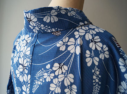 浴衣 萩の花模様 生成色 KK-2114 浴衣 萩の花模様 生成色 KK-2114 着物・浴衣